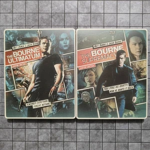 The Bourne Ultimatum, Supremacy SET - Limited Ed (Blu-ray & DVD STEELBOOK) - EXC - Picture 1 of 4
