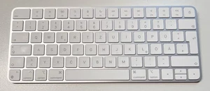 A2450 Apple Magic Wireless Keyboard Tastatur Akku Silber Bluetooth QWERTZ - Bild 1 von 3