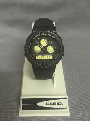 Orologio Casio (384) AW-20 Uomo SPEED MEMORY Perfettamente Funzionante Buone Condizioni Vintage - Immagine 1 di 4