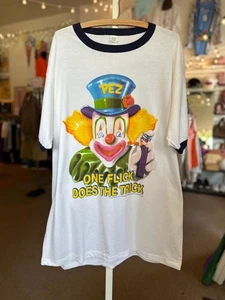 1995 Vintage Rare Pez Clown Ringer Tee Shirt As Is XL/2XL - Bild 1 von 10