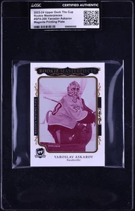 2023-24 UD The Cup SPX-200 Yaroslav Askarov RC Masterpiece Printing Plate #1/1 - Picture 1 of 2