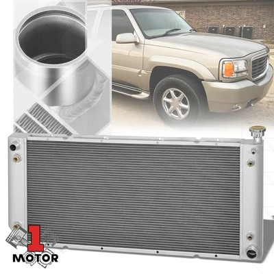 Radiador de rendimiento de aluminio de 3 filas para 92-02 Escalade Chevy GMC C/K 5,0/5,7 L Foto 1 de 4