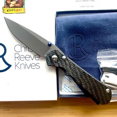 Cuchillo Chris Reeve Grande Inkosi Fibra de Carbono Punto de Caída Arte Exclusivo S35VN NUEVO EN CAJA Foto 1 de 4