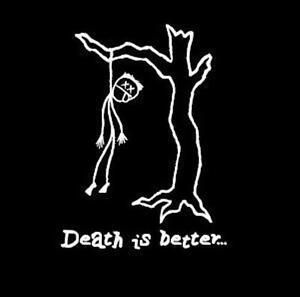 Death Is Better - Hanging in Tree TS homme manches courtes noir Razed Soul