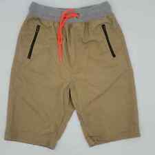 Ocean Current Boys Tan Board Shorts, 2 Zipper Front Pockets& 2 Back, Size Medium