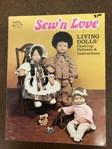 Sew'n Love Living Dolls Vtg 1979 Sewing Craft Instruction Book - Picture 1 of 3