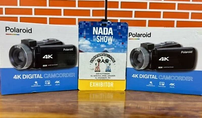 📸Polaroid 4K 18X Zoom Touch Screen Wi-Fi Camcorder - Black📸 - Image 1 of 4