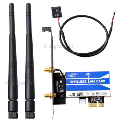 Intel Dual Band 802.11ac 433Mbps BT4.0 PCI-E 1X Desktop Wireless Wifi WLAN Card - Image 1 of 4