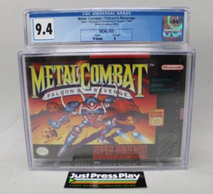 Metal Combat: Falcon's Revenge Nintendo SNES 1993 New/Sealed CGC Graded 9.4 - Picture 1 of 10