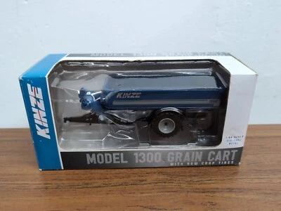 1/64 Farm Toy SpecCast KINZE 1300 Grain Cart With Row Crop Tires - Image 1 of 2