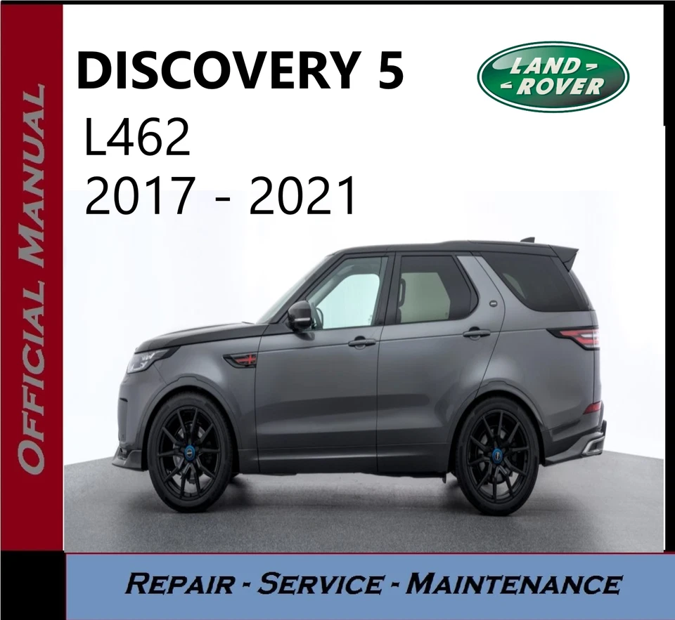Manual de reparación de servicio de taller Land Rover Discovery 5 2017-2021 L462 en USB