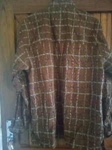 Mecca USA Long Sleeve Shirt Medium Vintage Brown - Picture 1 of 10