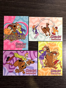 SCOOBY-DOO! Mysteries and Monsters Trading Card Set of 4 Inkworks   -d3
