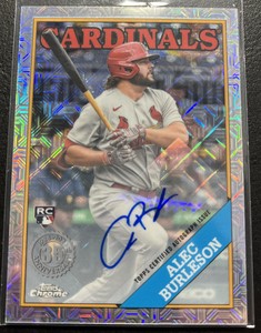 2023 Topps Series 2 2T88C-80 Alec Burleson RC (036/299) AUTOGRAPH REFRACTOR