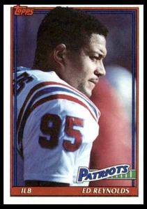 1991 Topps #611 Ed Reynolds New England Patriots Football Card - Picture 1 of 2