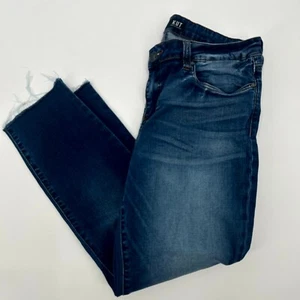 Kut From The Kloth Connie Ankle Jeans Women's 14 Blue Stretch Skinny Denim - Picture 1 of 13