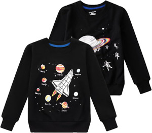 Boys Sweatshirts 2 Piece Clothes Dinosaur Cotton Long Sleeve Kids Pullover Toddl