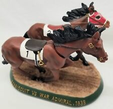 Seabiscuit vs War Admiral Double Bobbleheads - 1938 Pimlico Horse Race - NIB