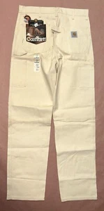 Vintage 1990’s Carhartt Drill Dungarees Painters Pants, Deadstock NWT, Size36x36 - Picture 1 of 2