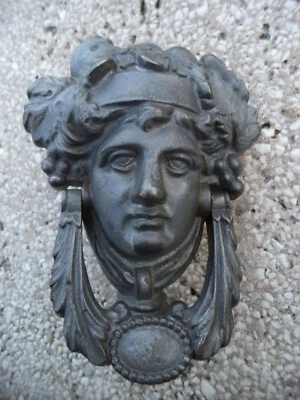 Fantastic Wine Goddess Door Knocker 1940's - Image 1 of 4