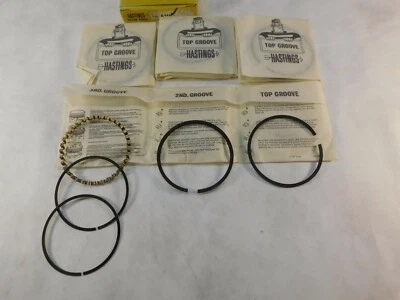 Anillos de pistón estándar HASTINGS 6118 1977-80 AUDI VOLKSWAGEN ZORRO Foto 1 de 2