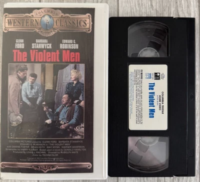 The Violent Men VHS Glenn Ford Barbara Stanwyck Edward G Robinson Brian Keith - Image 1 of 2