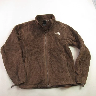 Женская куртка North Face средний размер с длинным рукавом карманы на молнии легкие коричневые - Изображение 1 из 4