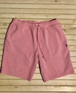 Polo Ralph Lauren Preppy Mauve Double Knit Pull On Pony Sweat Shorts Men's XL - Picture 1 of 9