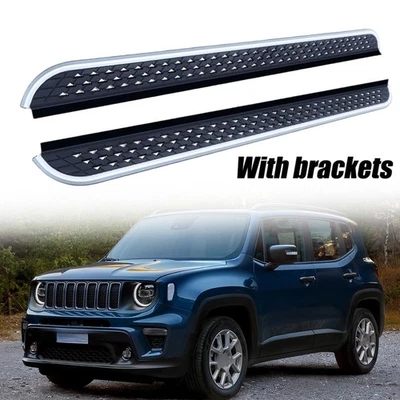 2 piezas estriberas aptas para Jeep Renegade 2015-2026 barras Nerf escalón lateral Foto 1 de 4