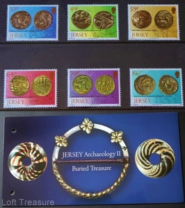 Jersey Stamps "Jersey Archaeology II-Buried Treasure" Presentation Pack 2011 - Picture 1 of 5