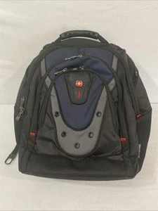 Swiss Gear Wenger Backpack 17” Scan Smart Blue/Black/Gray Preowned Clean - Afbeelding 1 van 13