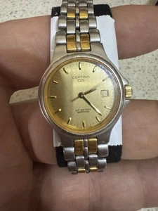 CERTINA DS Two-Tone Silver Gold Stainless Quartz Ladies Swiss Watch - Picture 1 of 7