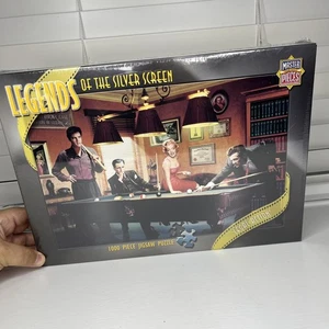 Master Pieces 1000 Piece Puzzle Legends Silver Screen Legal Action Complete NIB - Picture 1 of 13