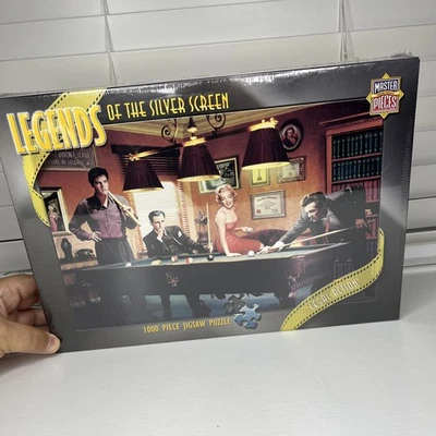 Master Pieces 1000 Piece Puzzle Legends Silver Screen Legal Action Complete NIB - Image 1 of 4