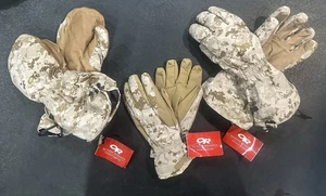 New XL  AOR1 Outdoor Research Mittens And Gloves NSW, SEAL - Picture 1 of 4