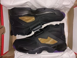 Nike Air Diamond Turf Black/White-Club Purple HV2282-001 Men's Size 14 - Picture 1 of 5