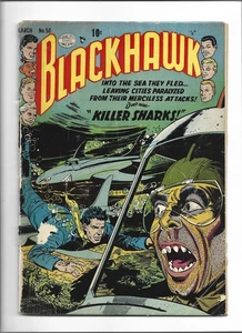 Blackhawk #50 - 1st App Killer Shark - Quality Comics G 1952 (c1) - Picture 1 of 2