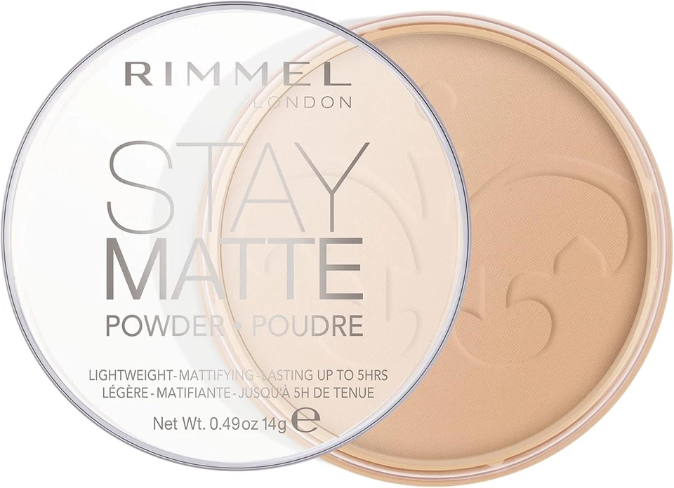 Rimmel London Stay Matte Pressed Powder, 4 Sandstorm, 14 G - image 1 of 4