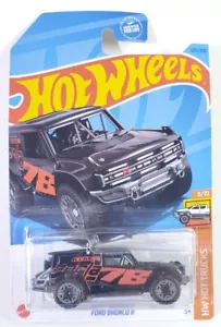 Hot Wheels - Ford Bronco R Black HW Hot Trucks 2023 - Picture 1 of 2