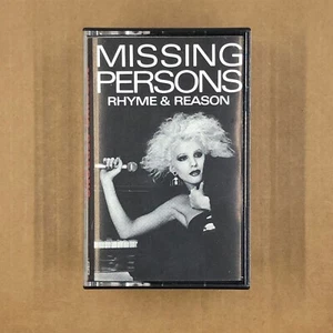 MISSING PERSONS Cassette Tape 80s New Wave RHYME AND REASON DALE BOZZIO - Picture 1 of 5