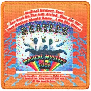 OFFICIAL LICENSED - THE BEATLES - MAGICAL MYSTERY TOUR SEW ON PATCH LENNON - Bild 1 von 1