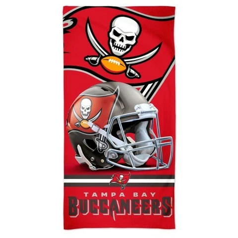 TAMPA BAY BUCCANEERS SPECTRA BEACH TOWEL 30"X60" COTTON PLUSH NFL LICENSED Cover