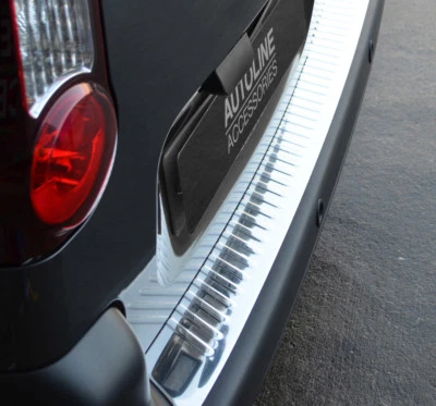 For Peugeot Partner (2008-18) - Chrome Rear Bumper Protector Scratch Guard - Image 1 of 4
