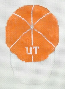 THE COLLECTION needlepoint HP handpainted UT Tennessee Volunteers Ball Cap 18m - Picture 1 of 4