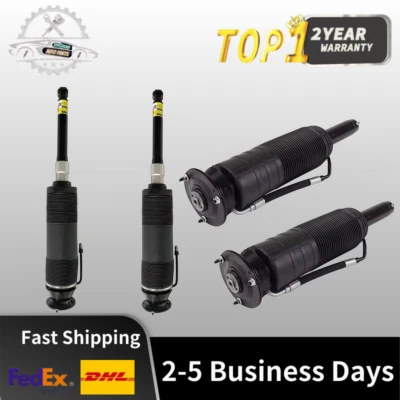 4X Fit Mercedes W220 C215 S55 CL500 CL600 Front Rear ABC Hydraulic Shock Struts - Image 1 of 4