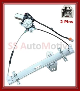 NEW HONDA CIVIC EP 3-DR FRONT PASSENGER SIDE WINDOW REGULATOR WITH 2 PIN MOTOR - Picture 1 of 2
