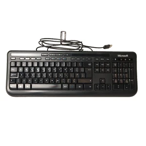 Microsoft Wired Keyboard 600 Black UK QWERTY Model 1576 Home Office - Picture 1 of 6