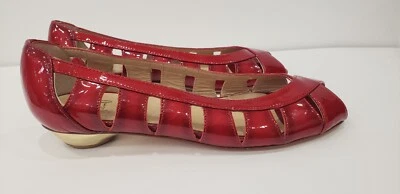 Nuevo zapato de vestir de cuero rojo 8,5 para mujer Amalfi by Rangoni Foto 1 de 4