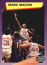 1992 Front Row Dream Picks Silver #58 Mark Macon NBA All-Rookie Team 