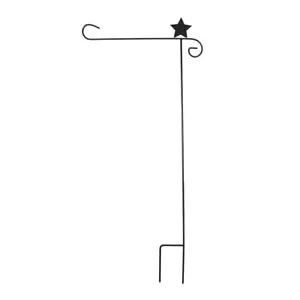Briarwood Lane Wrought Iron Star Garden Flag Stand - Picture 1 of 2